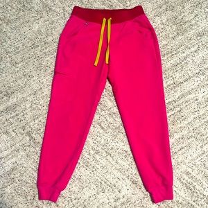 Figs shocking pink jogger pant. Size XS/Petite.